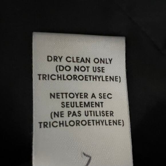 Nanette Lepore Pencil Skirt Tuxedo Stripe Black Size 6 - Picture 8 of 10